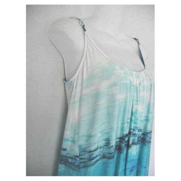 Felicity Coco Blue Print Casual Jorden Dress Small - Picture 2 of 5